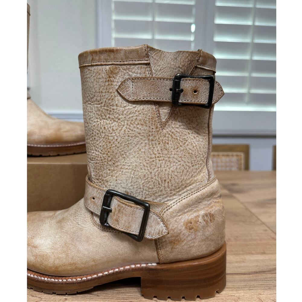 Cleo + Wolf Women's Blaine Fashion Booties Round Toe Tan Leather Size 7.5 NWOB - Picture 11 of 16